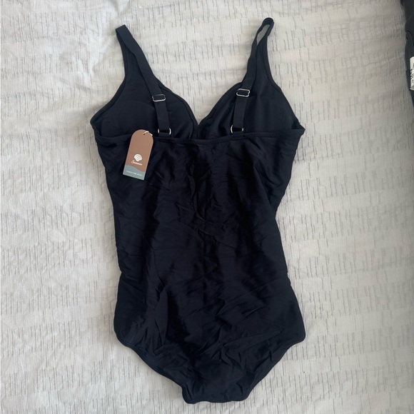 Smismivo Tummy Control Swimsuits for Women Slimming One Piece Bathing Suit - Picture 4 of 6